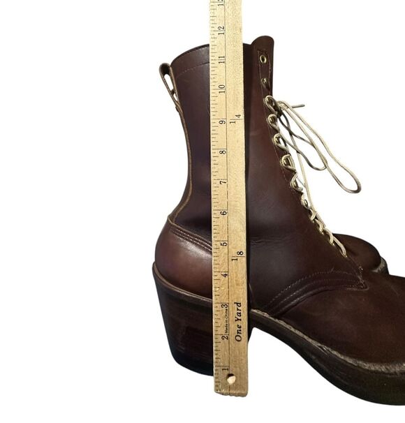 Vintage Hathorn By White\'s Boots Packer Logger Style Mens Sz 11 E Vibram Brown